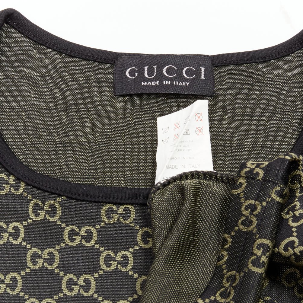 Gucci Monogram Ringer Top - Image 11