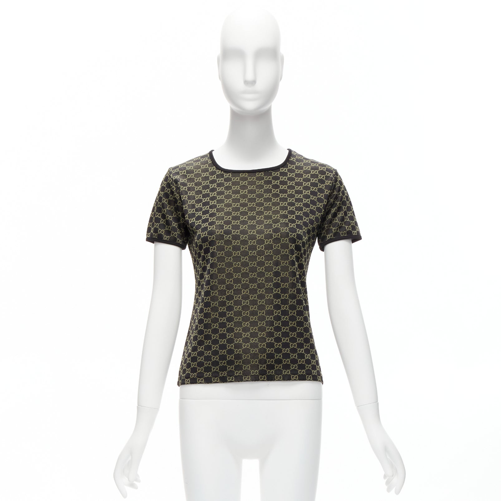 Gucci Monogram Ringer Top - Image 12
