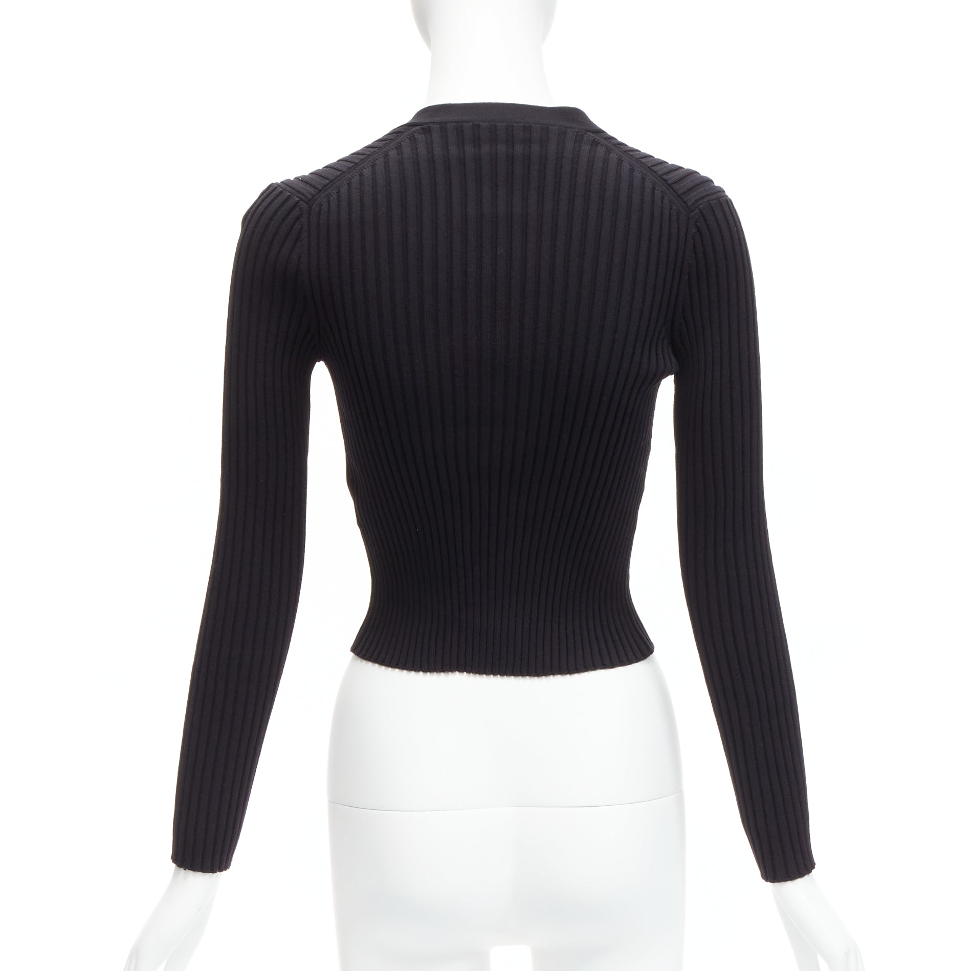 Chanel Gold Button Cardigan - Detail 1