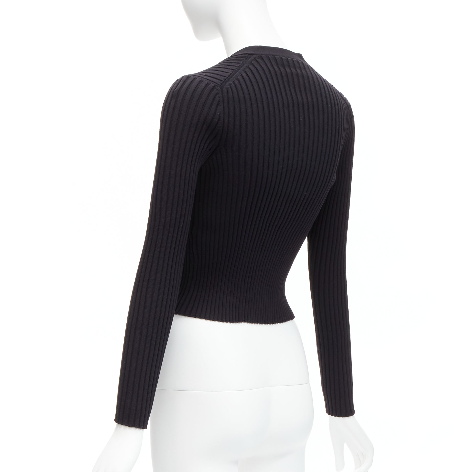 Chanel Gold Button Cardigan - Detail 2