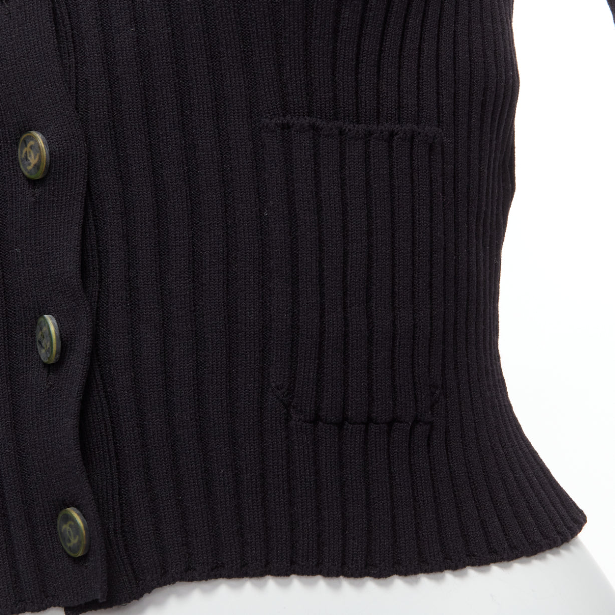 Chanel Gold Button Cardigan - Image 11