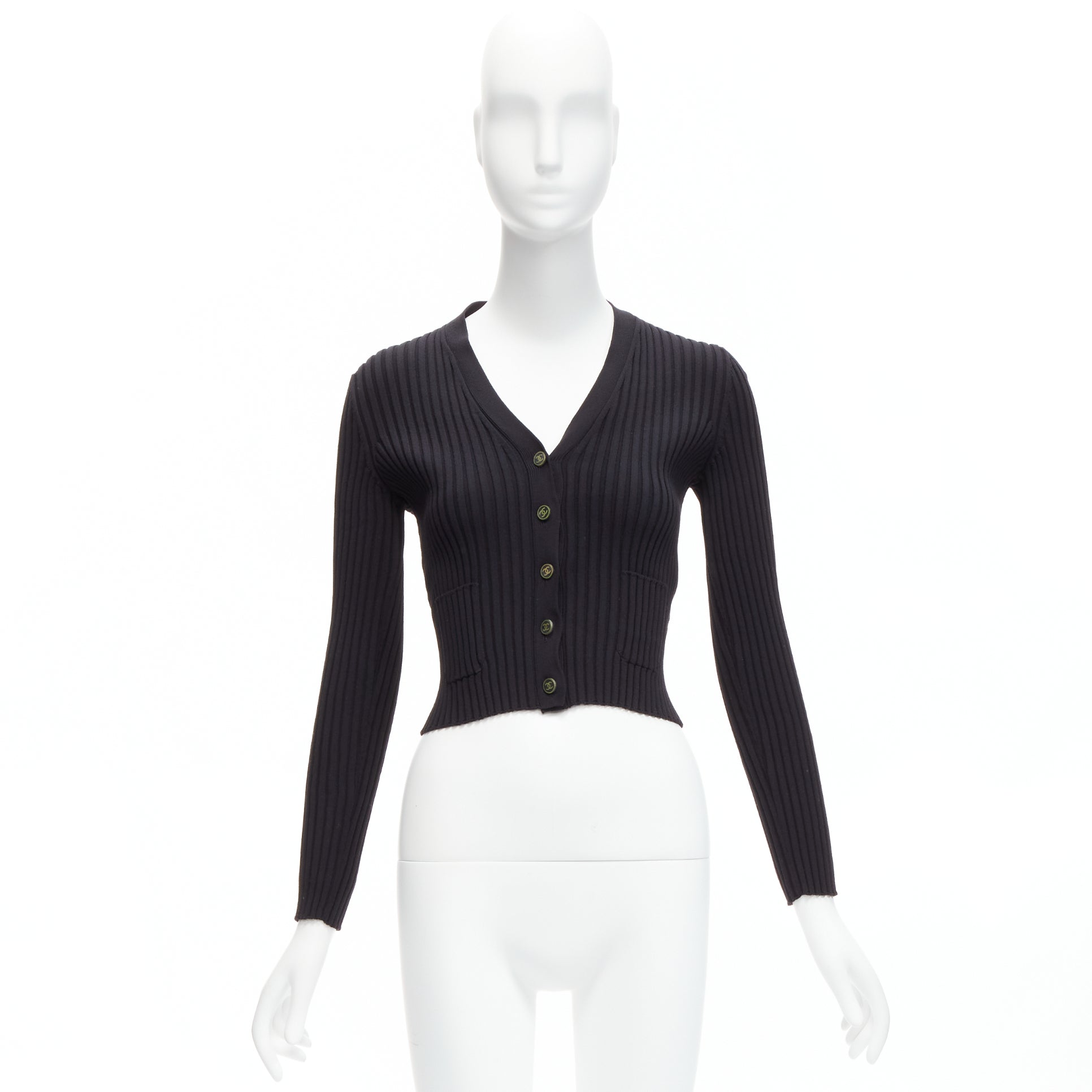 Chanel Gold Button Cardigan - Image 13