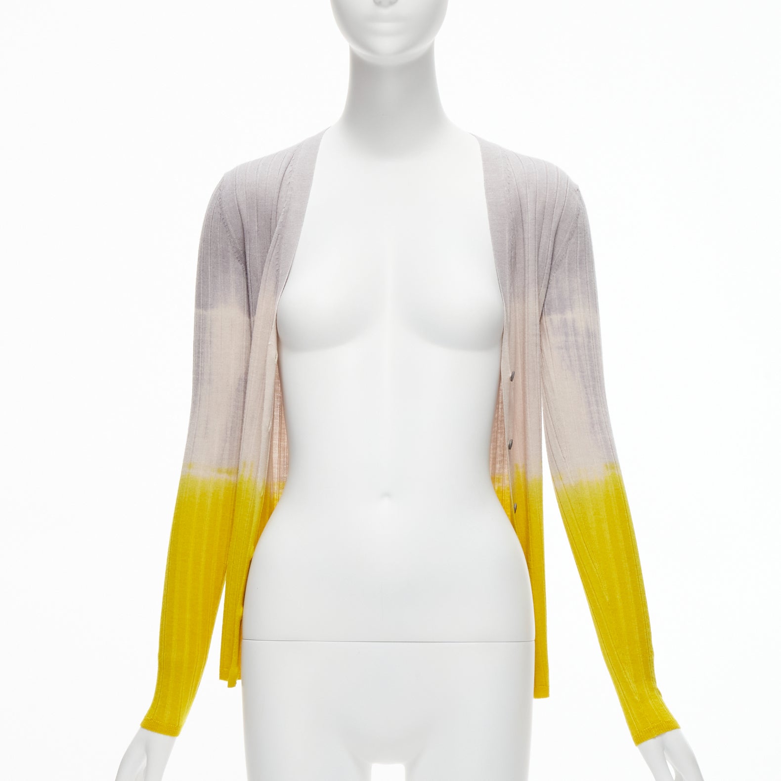 Prada Ombre Ribbed Cardigan - Image 6