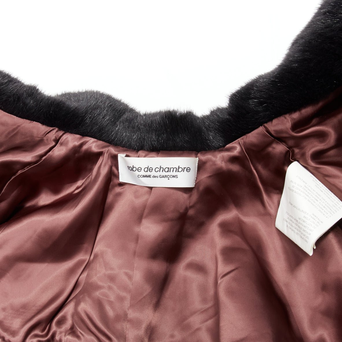 Comme Des Garcons Faux Fur Capelet - Image 11