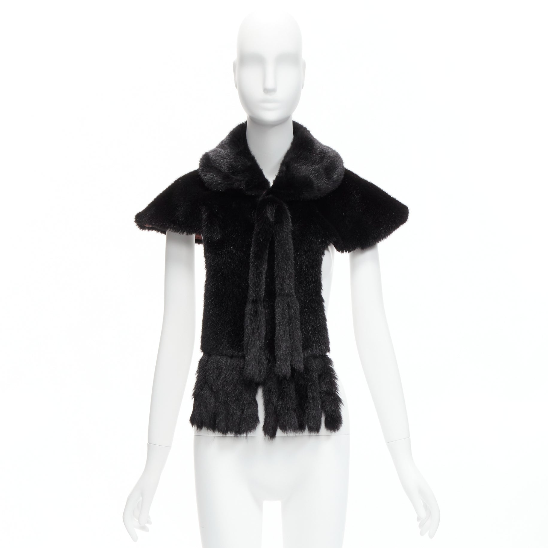 Comme Des Garcons Faux Fur Capelet - Image 12