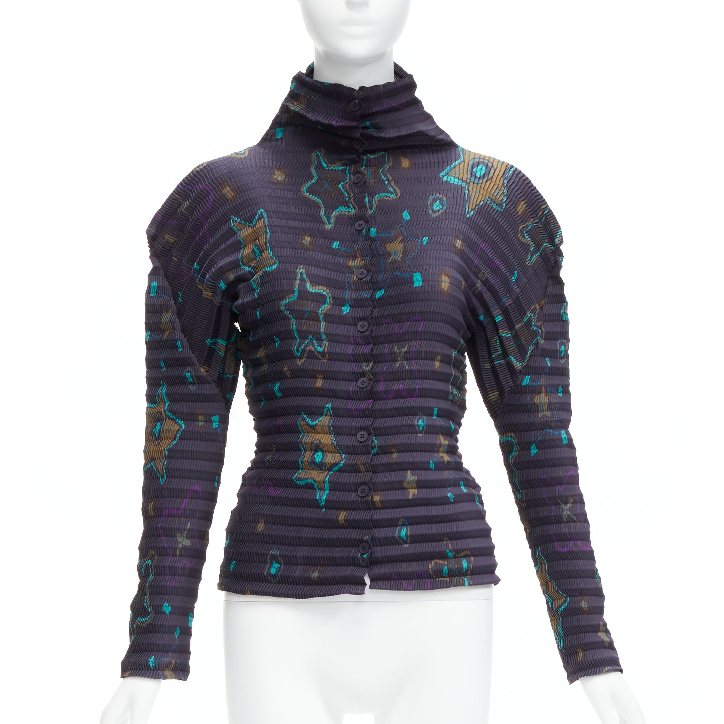 Pleats Please Star Collar Pleats