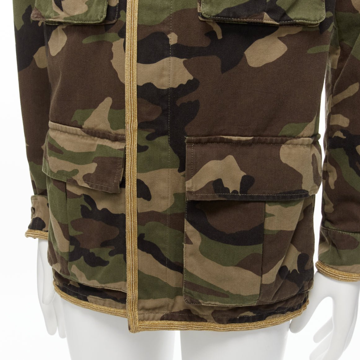 Saint Laurent Camouflage Military Jacket - Detail 2