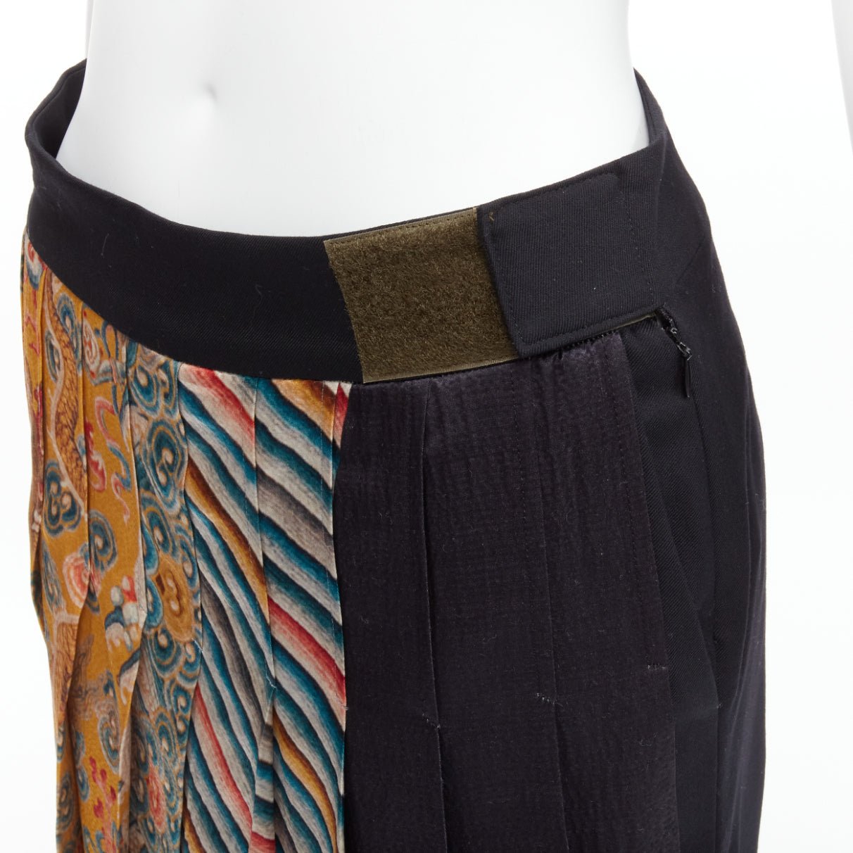 Dries Van Noten Dragon Kilt Pants - Back view