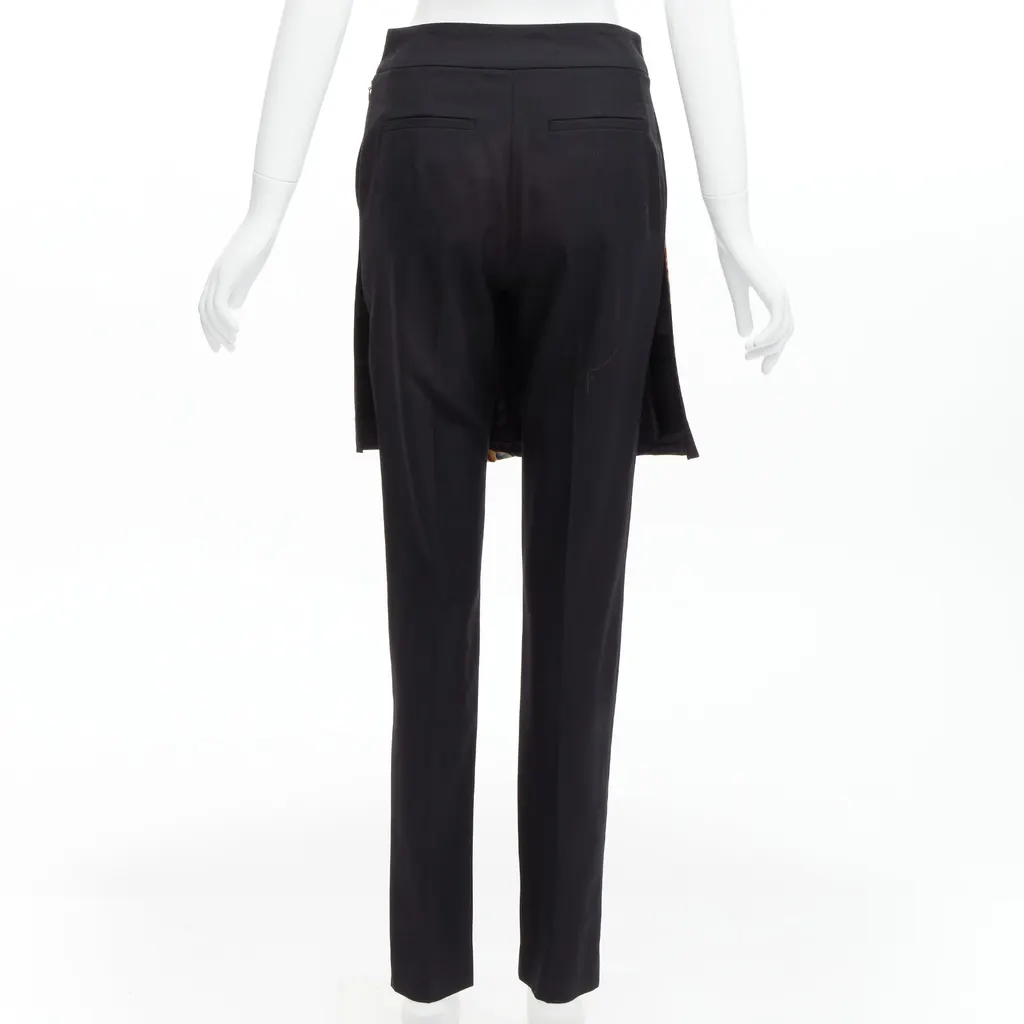 Dries Van Noten Dragon Kilt Pants Black Wool Never worn, with tag - Box View