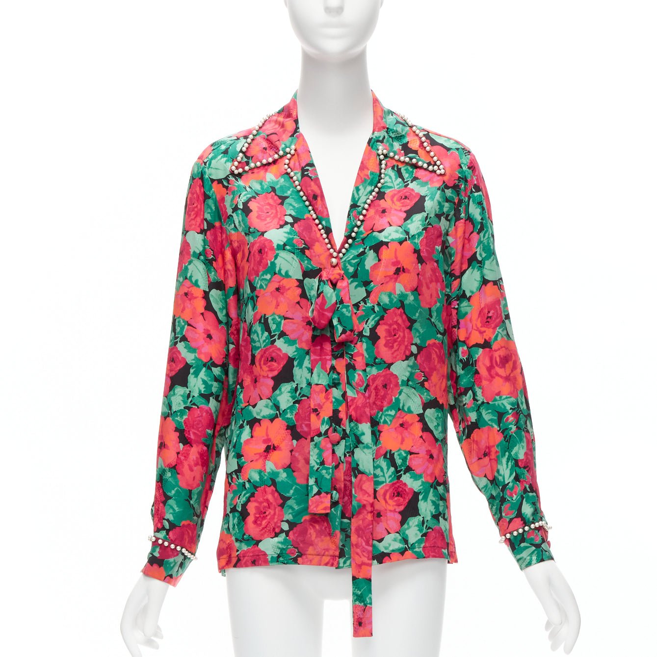 Gucci Floral Pearl Shirt