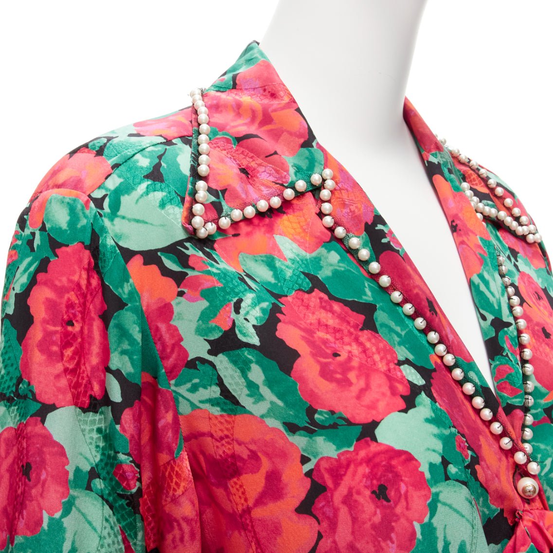 Gucci Floral Pearl Shirt - Back view