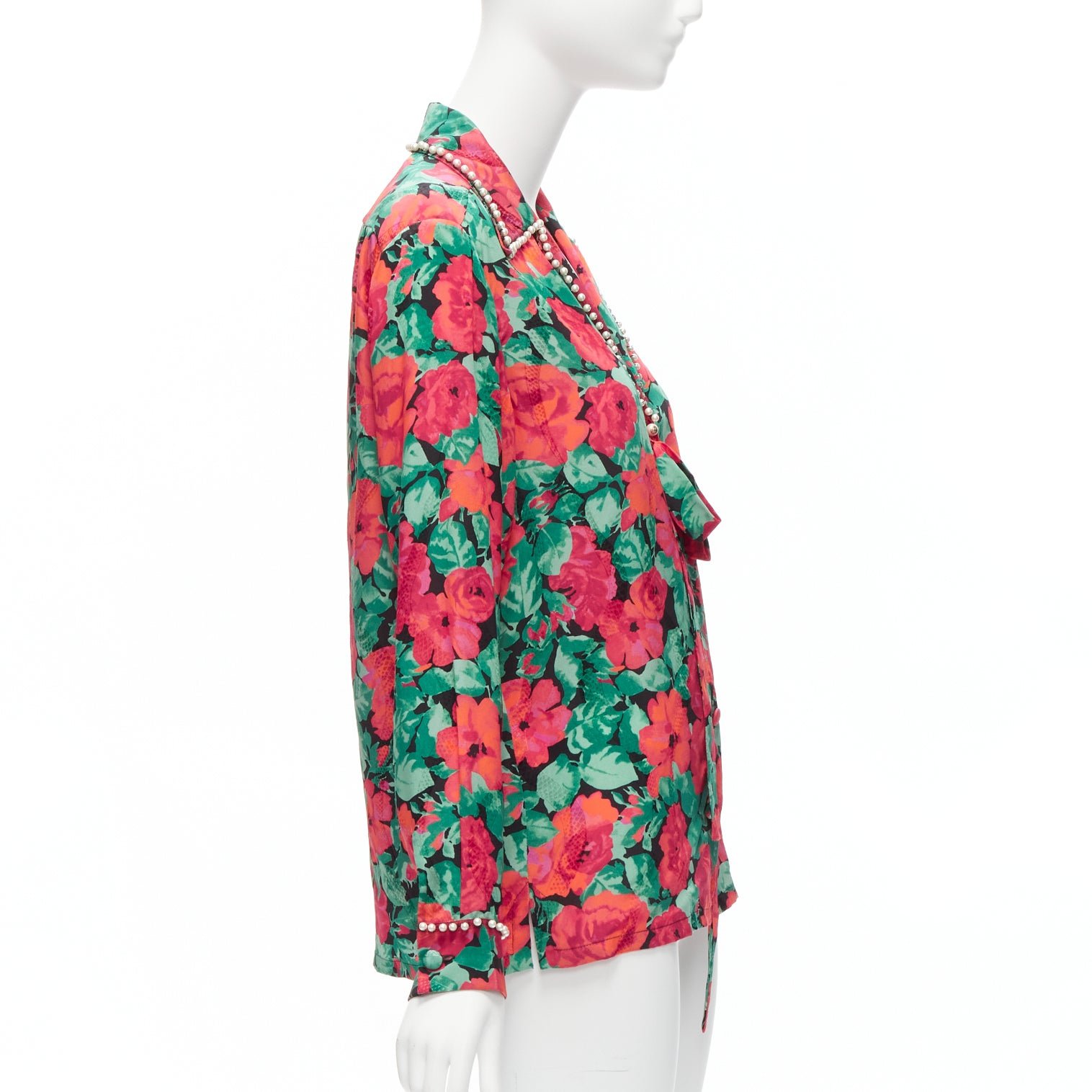 Gucci Floral Pearl Shirt - 4