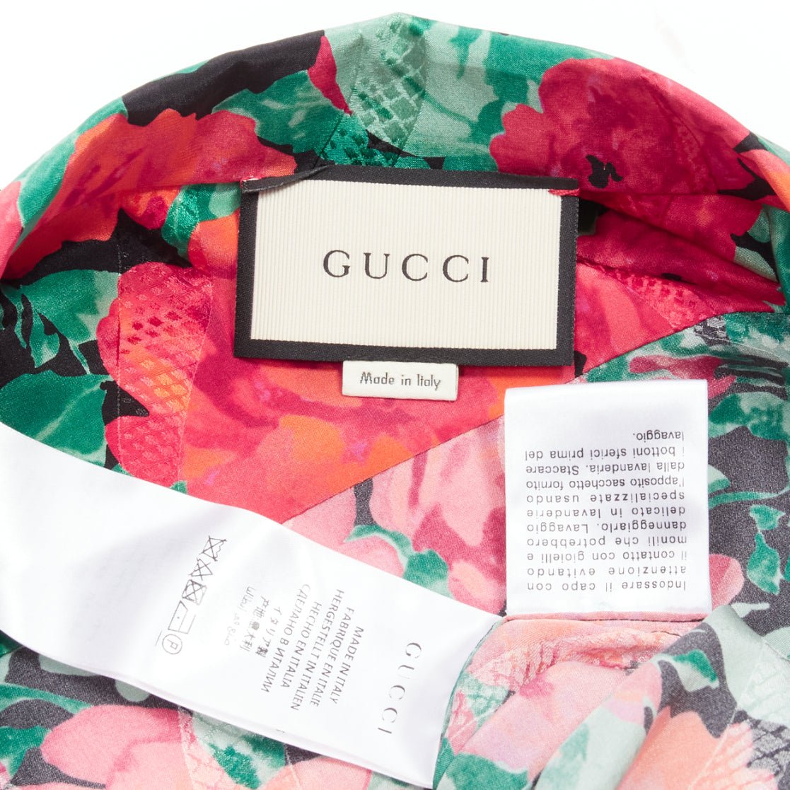 Gucci Floral Pearl Shirt - Image 11