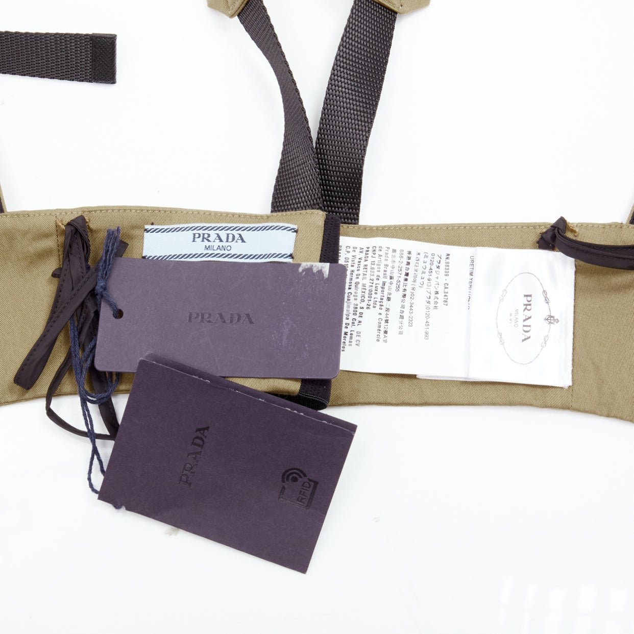Prada Zip Strap Bra Top - Image 10