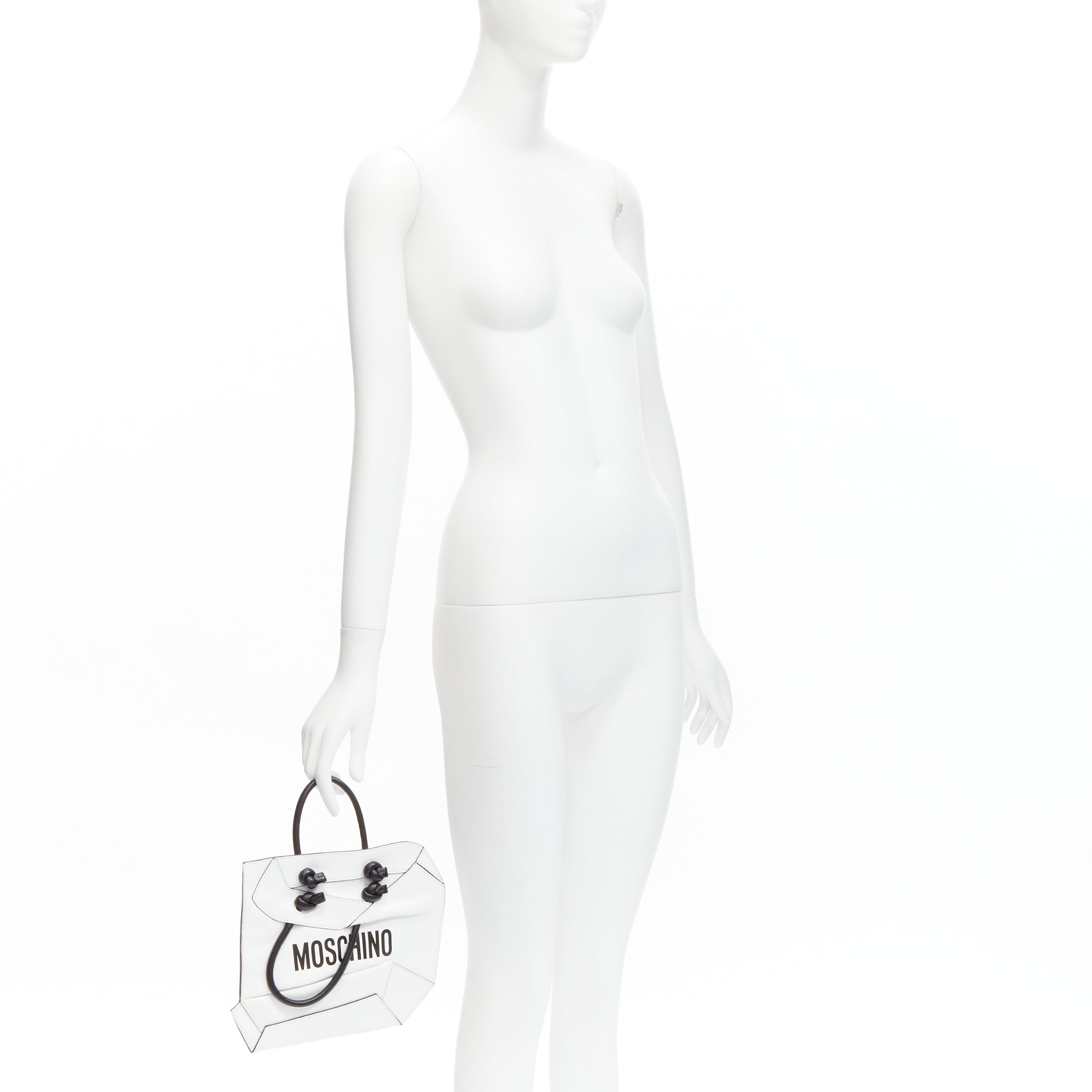 Moschino 2D Tote Clutch - Back view