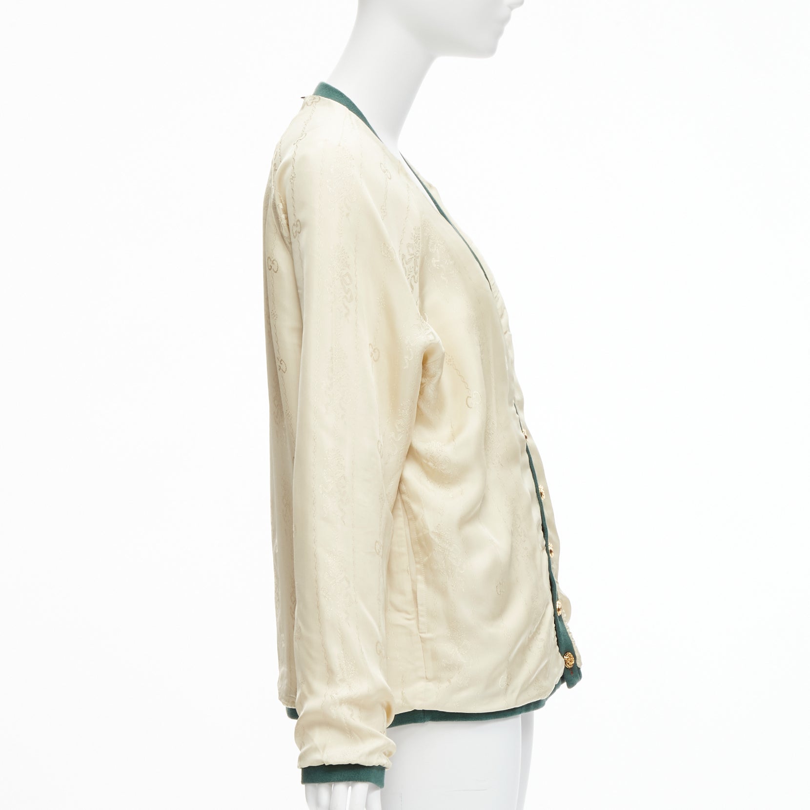 Gucci Green GG Cardigan - Image 15