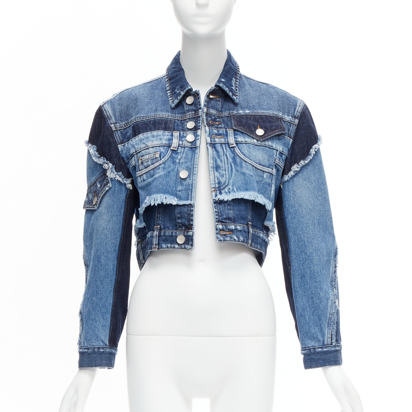 Dolce & Gabbana Denim Patchwork Jacket