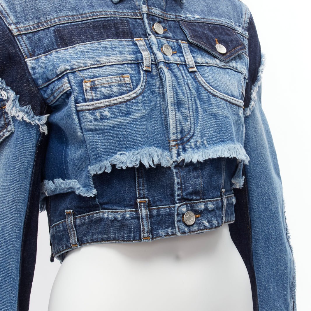 Dolce & Gabbana Denim Patchwork Jacket - Back view