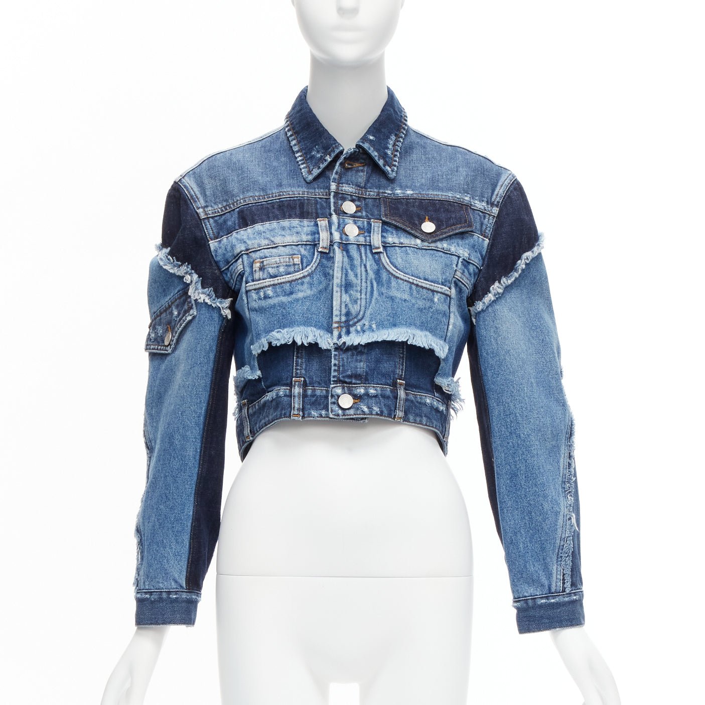 Dolce & Gabbana Denim Patchwork Jacket - Image 6