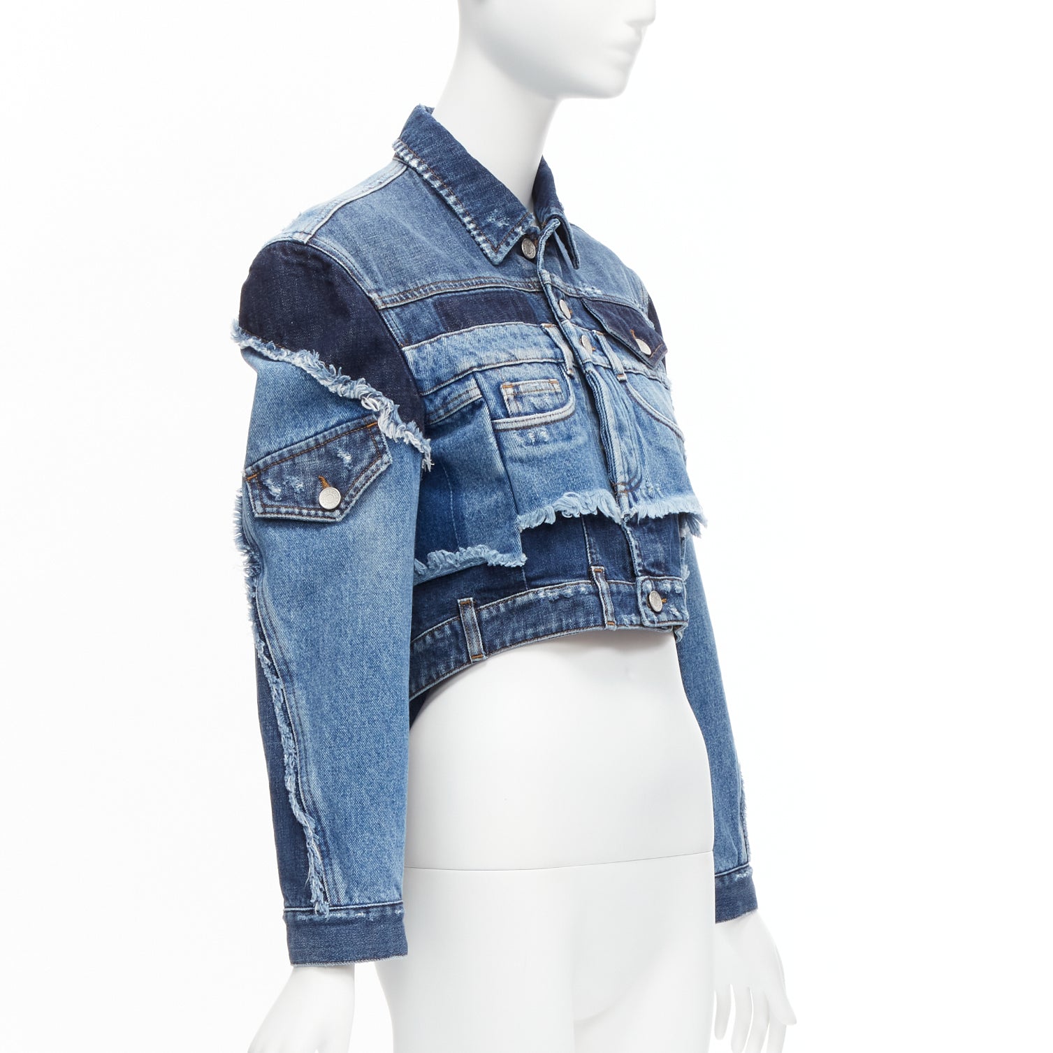 Dolce & Gabbana Denim Patchwork Jacket - 4