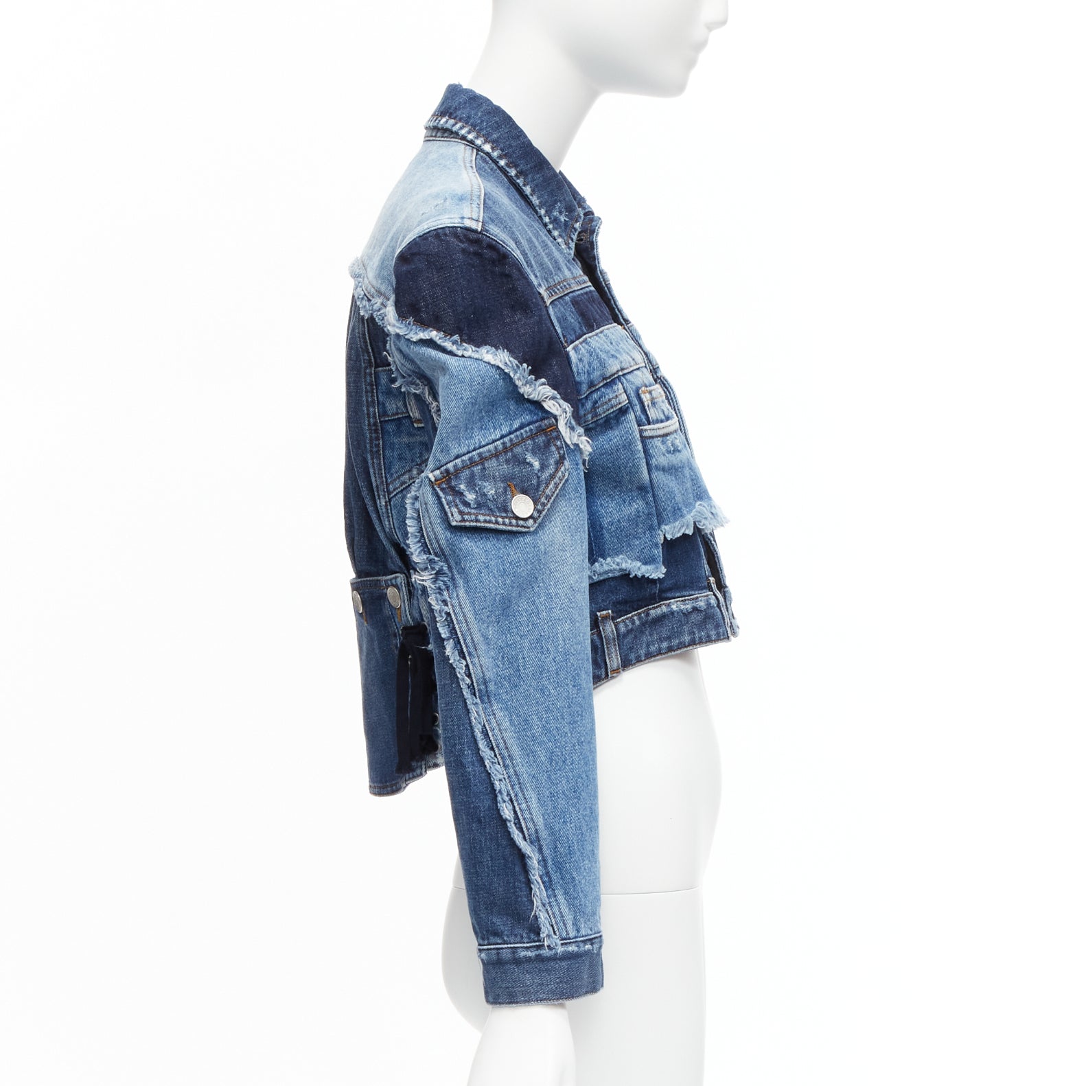 Dolce & Gabbana Denim Patchwork Jacket - Side view
