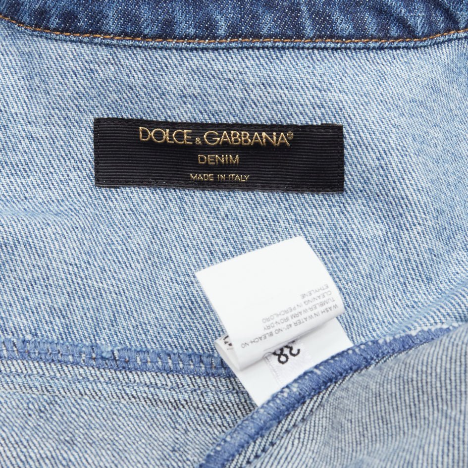 Dolce & Gabbana Denim Patchwork Jacket - Image 12