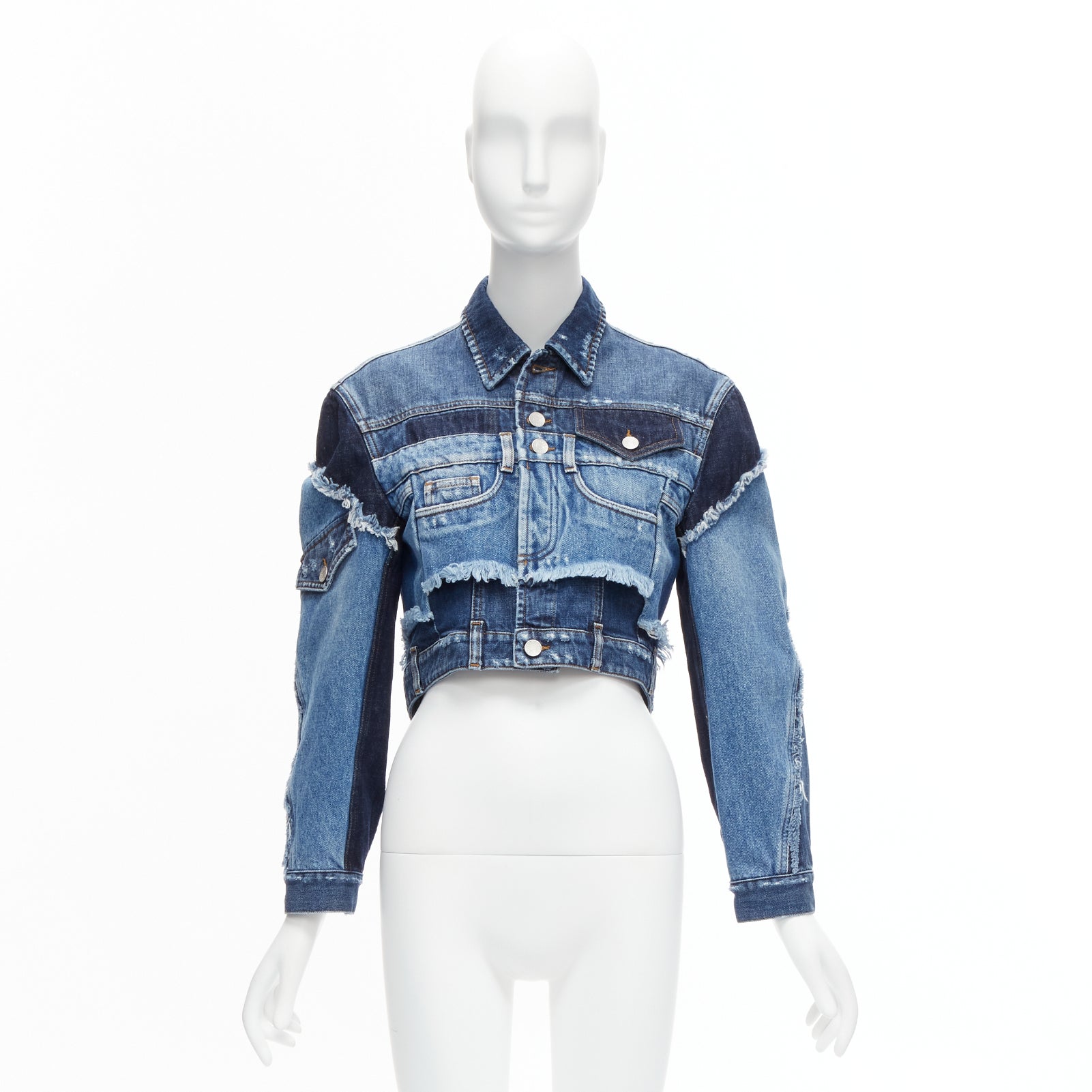 Dolce & Gabbana Denim Patchwork Jacket - Image 13