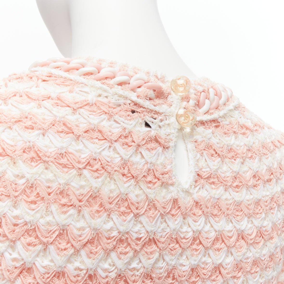 Chanel Boucle Chain Dress - Back view