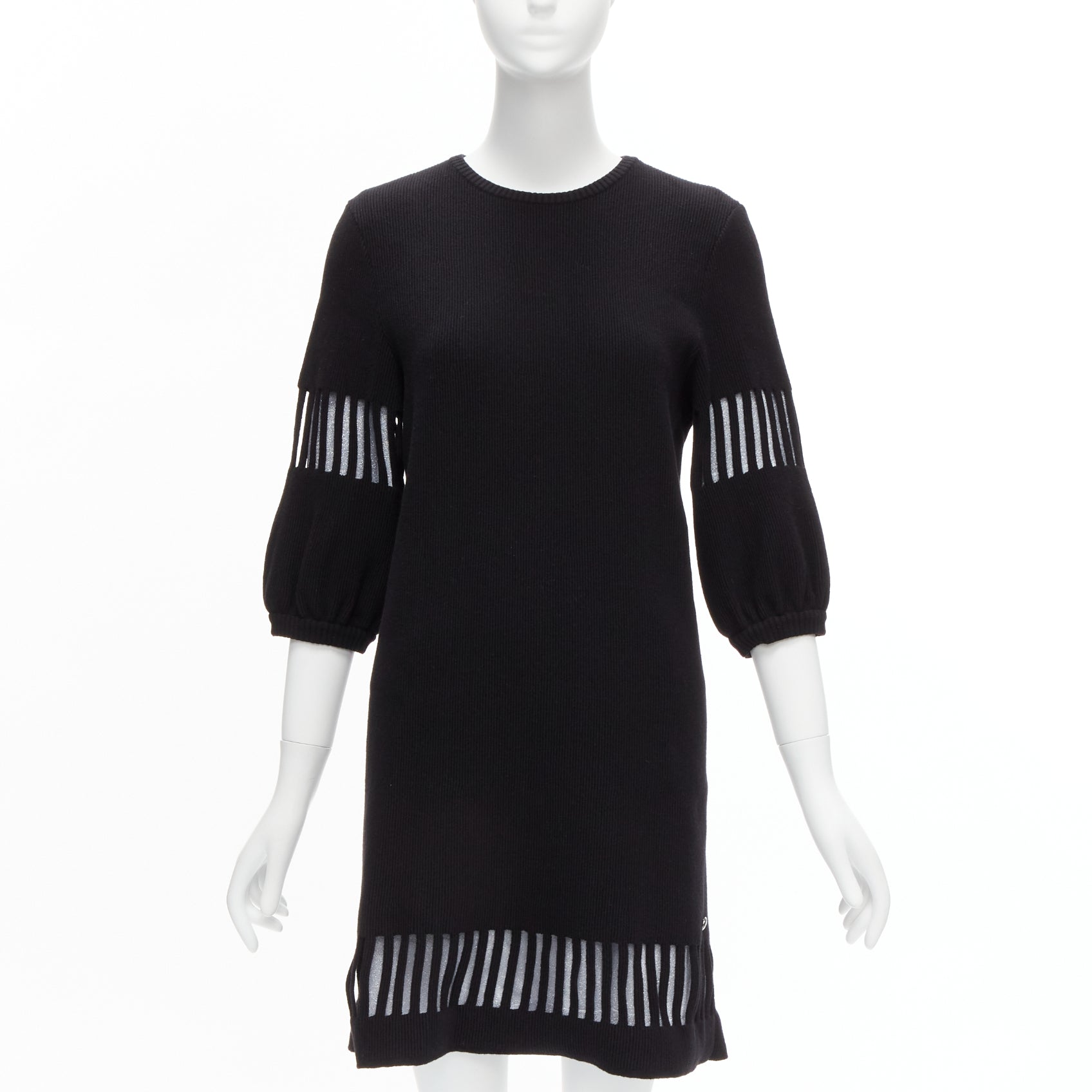 Chanel Cut Out Sweater Dress