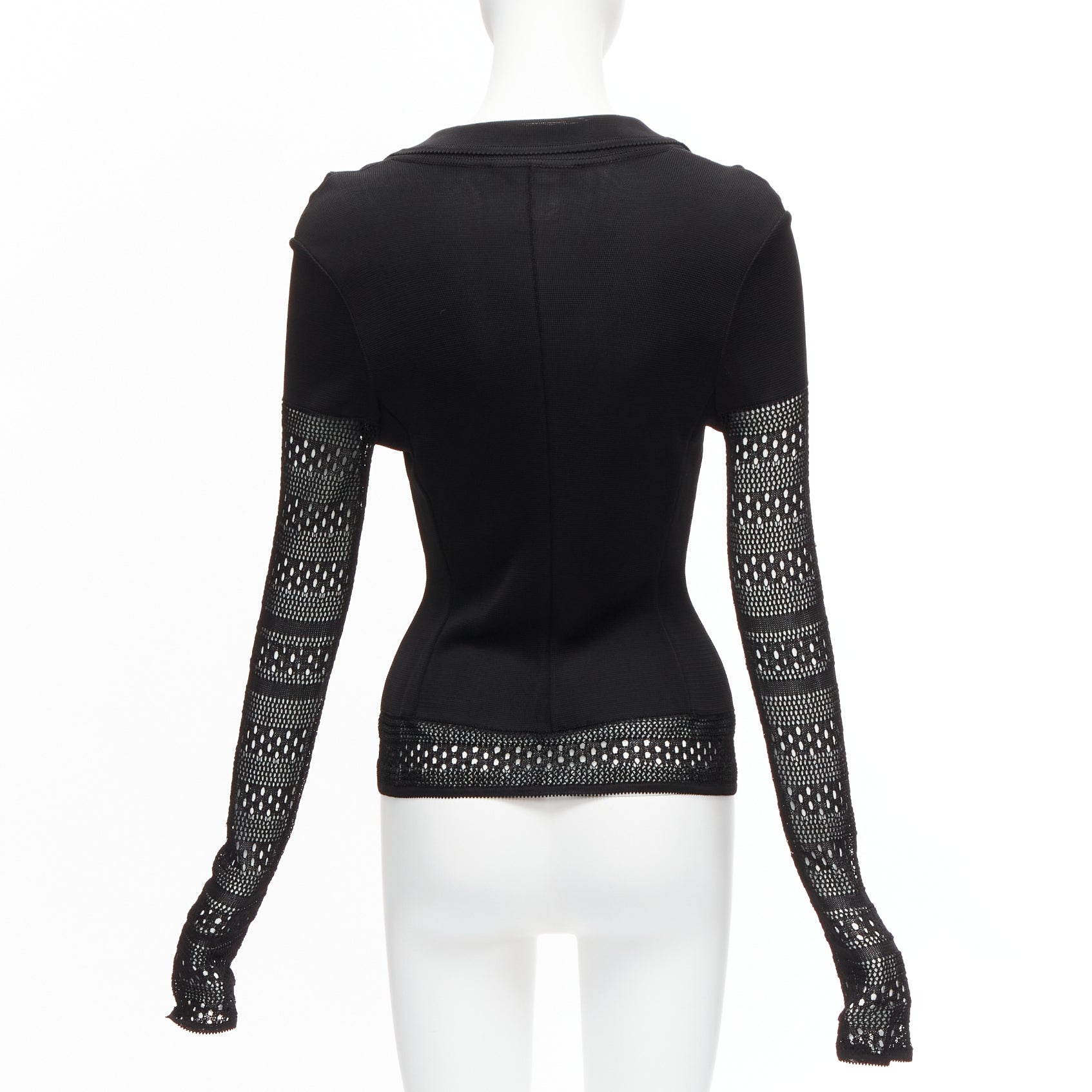 John Galliano Crochet Sleeve Cardigan - Detail 1