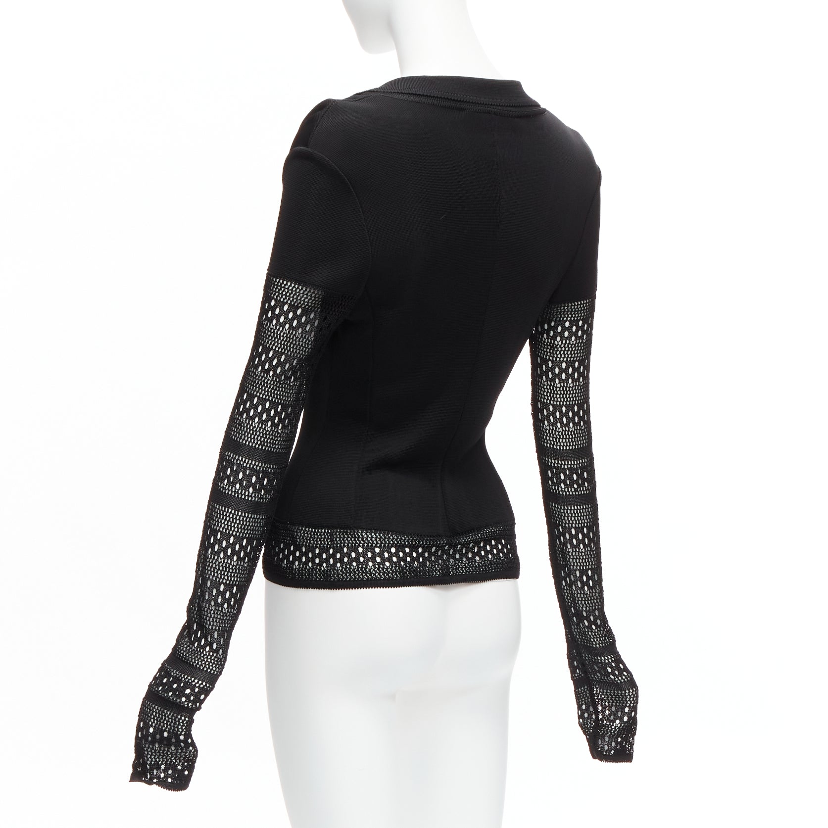 John Galliano Crochet Sleeve Cardigan - Detail 2