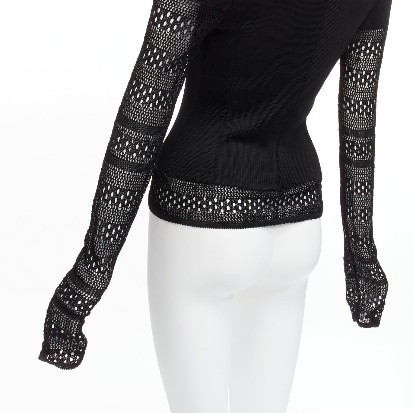 John Galliano Crochet Sleeve Cardigan - Image 11