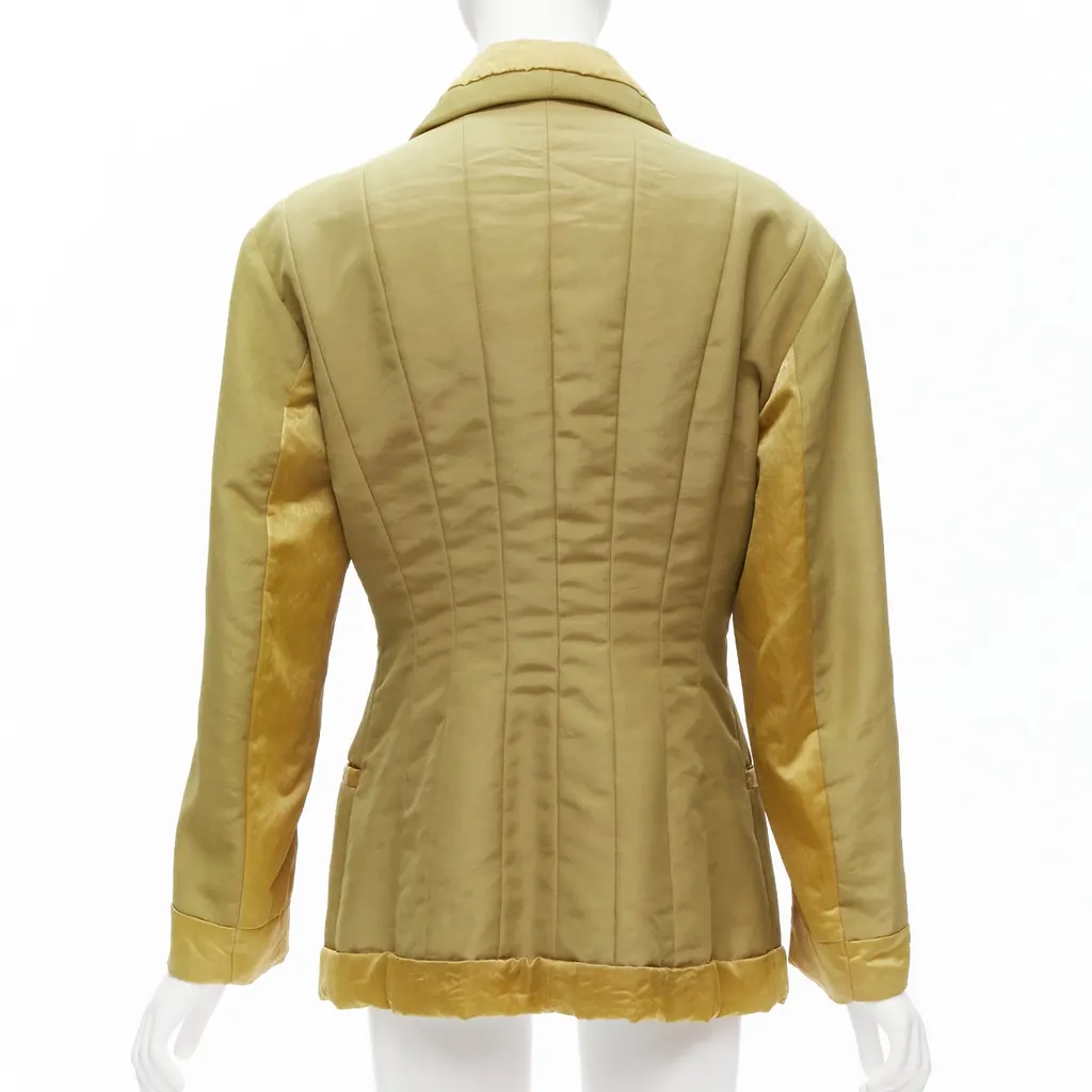 Issey Miyake 3D Collar Insert Jacket Khaki Fair - Box View