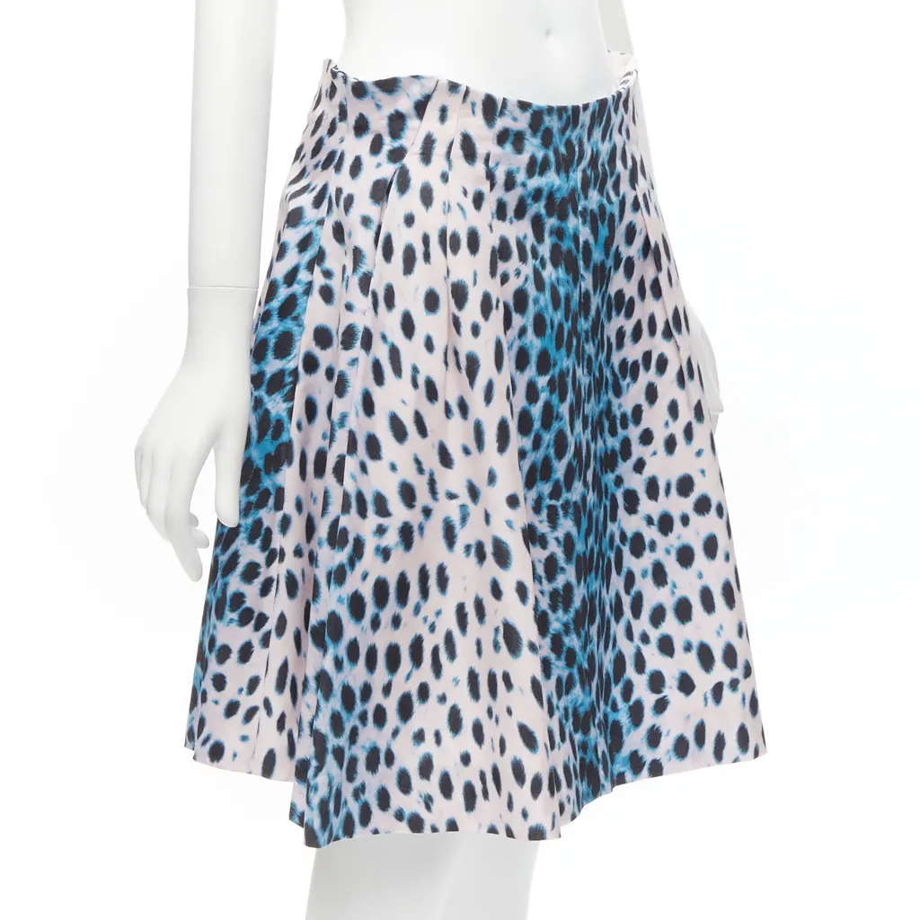 Dior Ombre Print Skirt Pink Cotton Never worn - Inside View