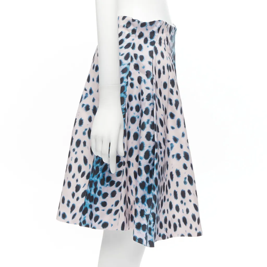 Dior Ombre Print Skirt Pink Cotton Never worn - Model View