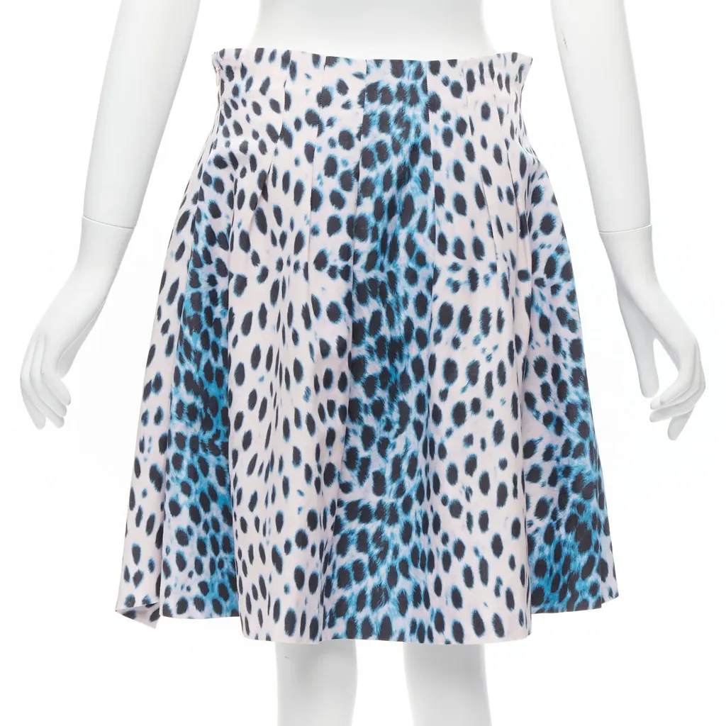 Dior Ombre Print Skirt Pink Cotton Never worn - Box View