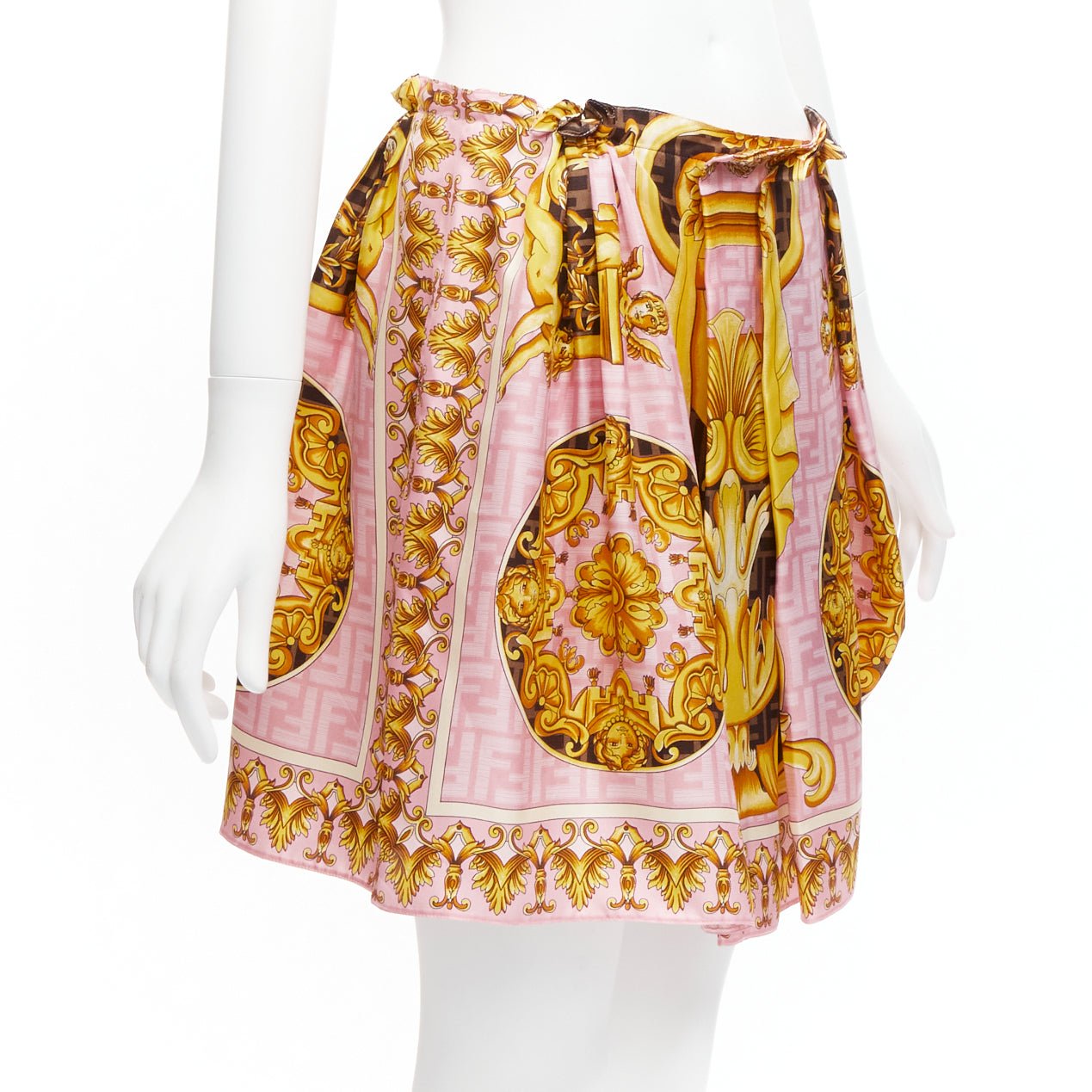 Fendi Baroque Drape Skirt - Image 6