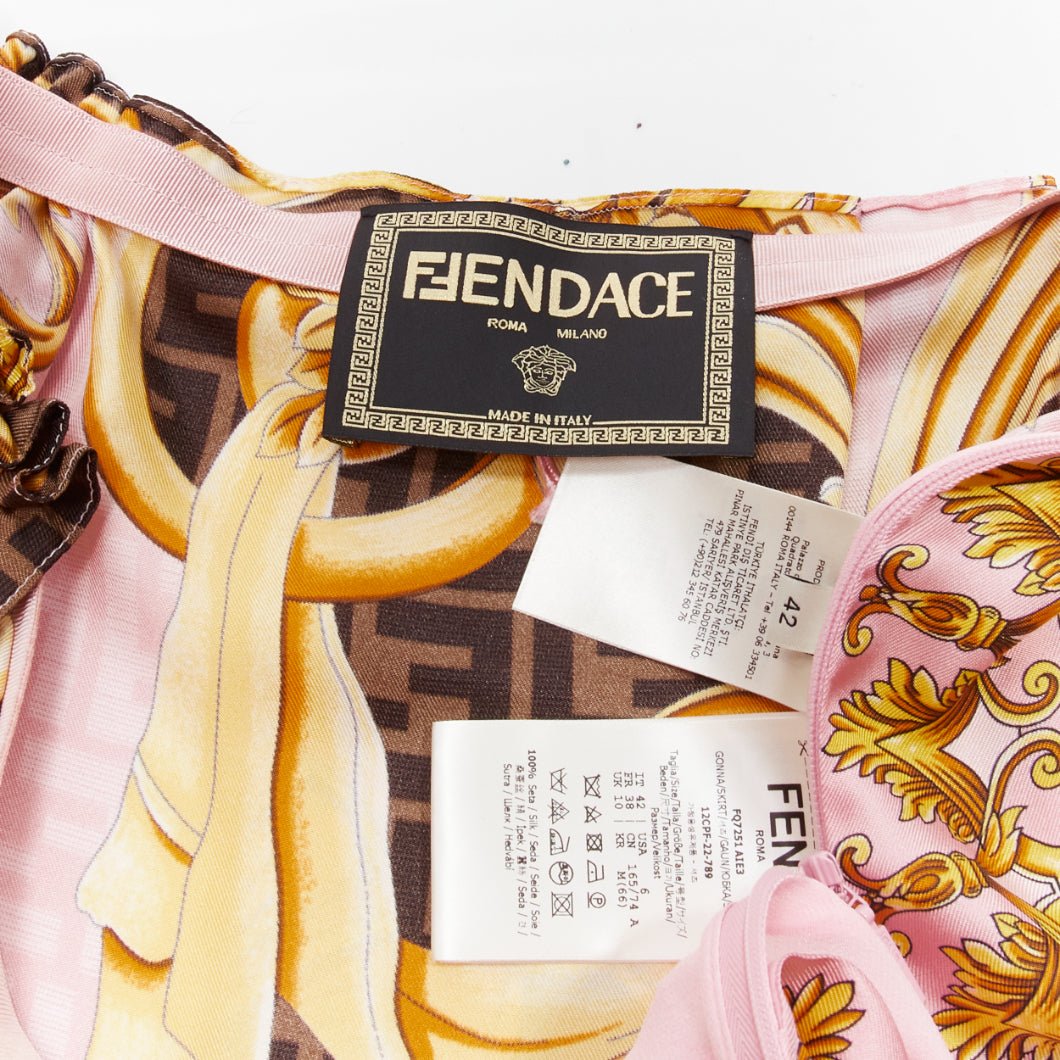 Fendi Baroque Drape Skirt - Image 12