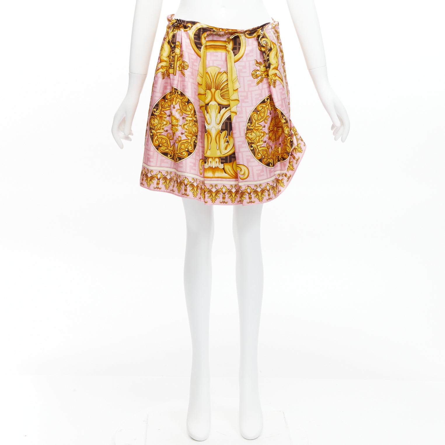 Fendi Baroque Drape Skirt - Image 13