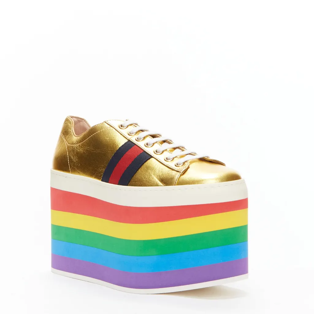 Gucci Peggy MultiColor Leather Very good - Back View