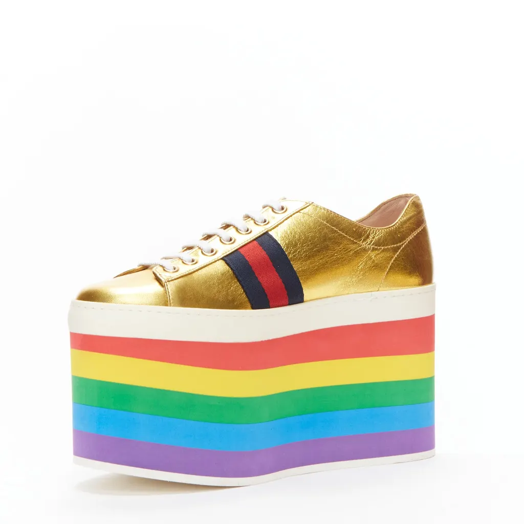 Gucci Peggy MultiColor Leather Very good - Model View