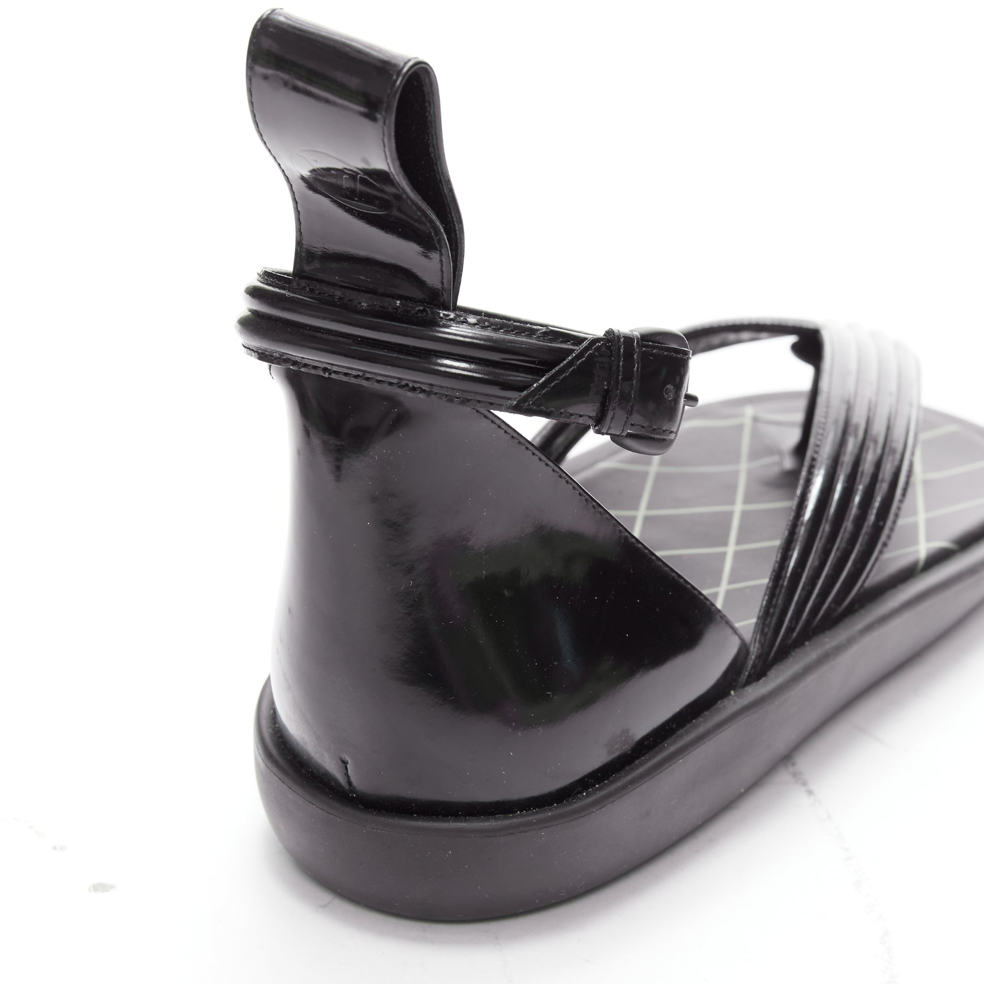 Louis Vuitton Leather Geta Sandals - Image 10