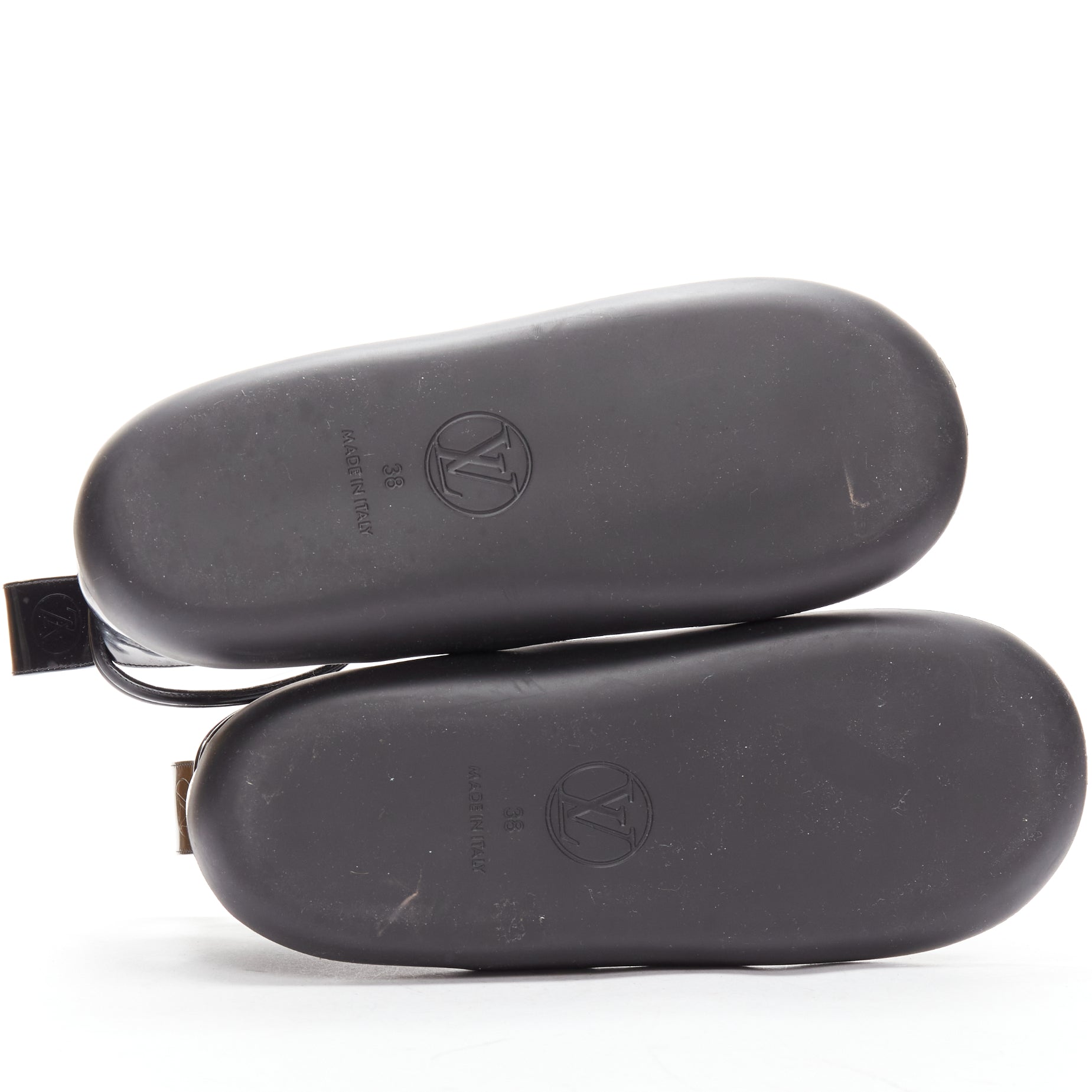 Louis Vuitton Leather Geta Sandals - Image 13