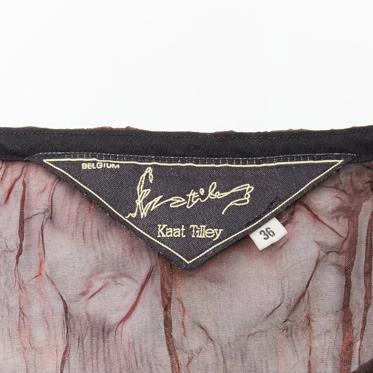 Unsigned / متعددة Crinkled Sheer Dress - Image 10