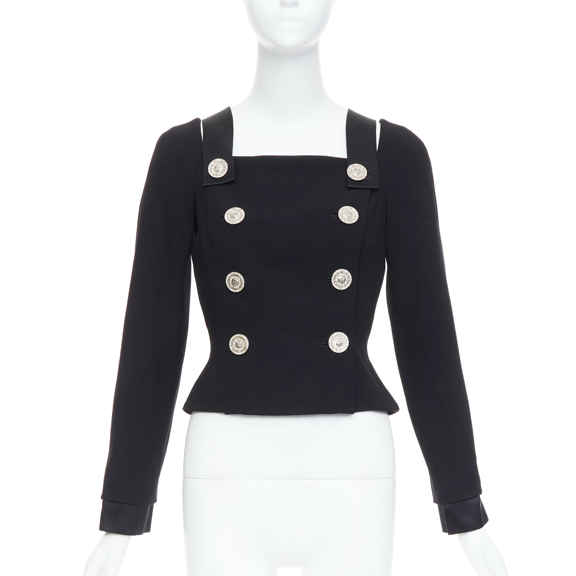 Gianni Versace Crystal Bondage Top