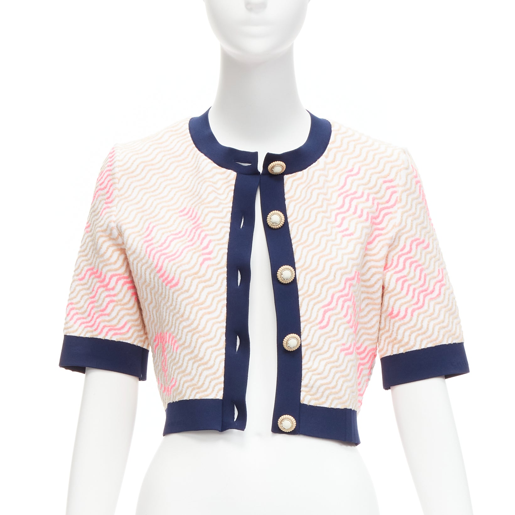 Chanel Applique Button Cardigan - Image 6