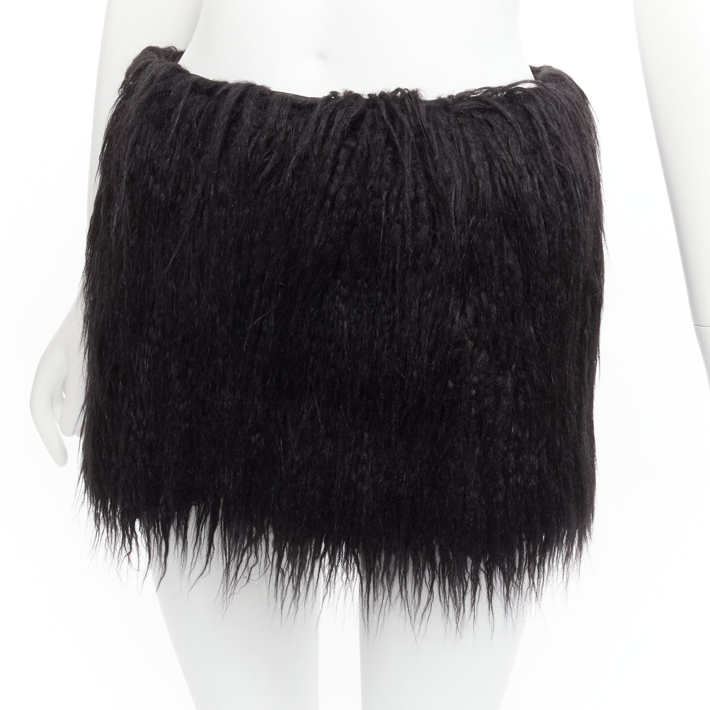 Saint Laurent Faux Fur Skirt - Detail 1