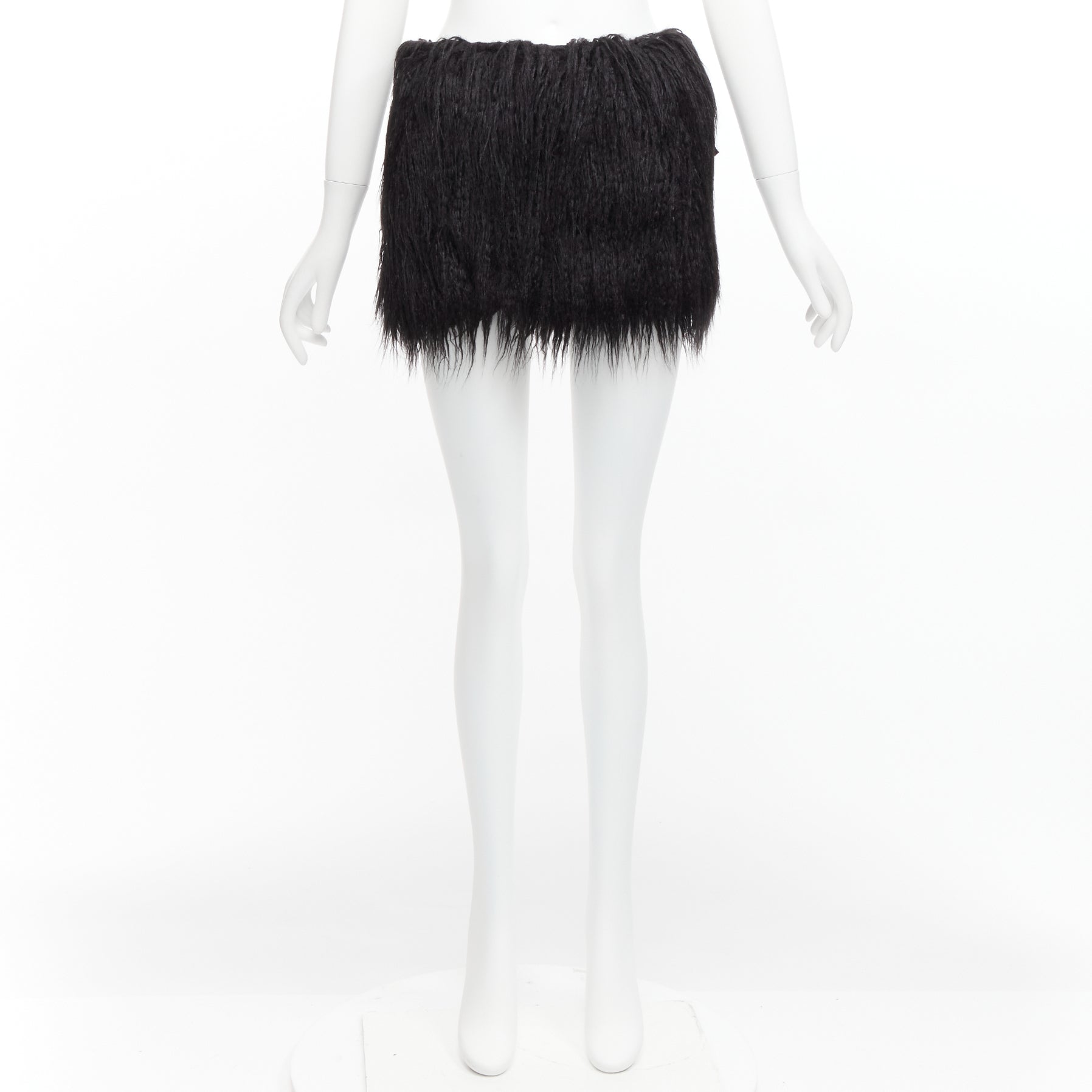 Saint Laurent Faux Fur Skirt - Image 10