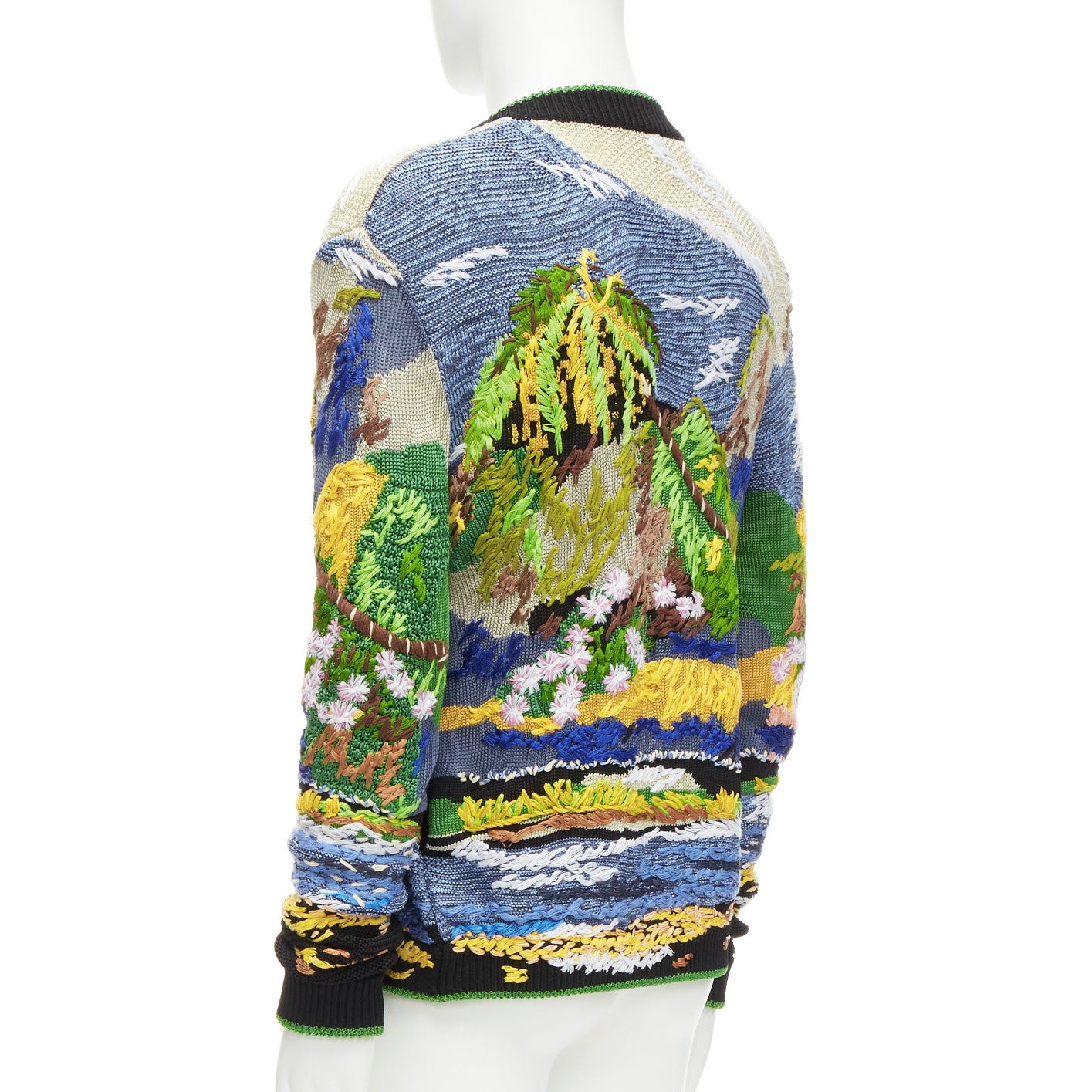 Saint Laurent Tropical Intarsia Cardigan - Detail 1