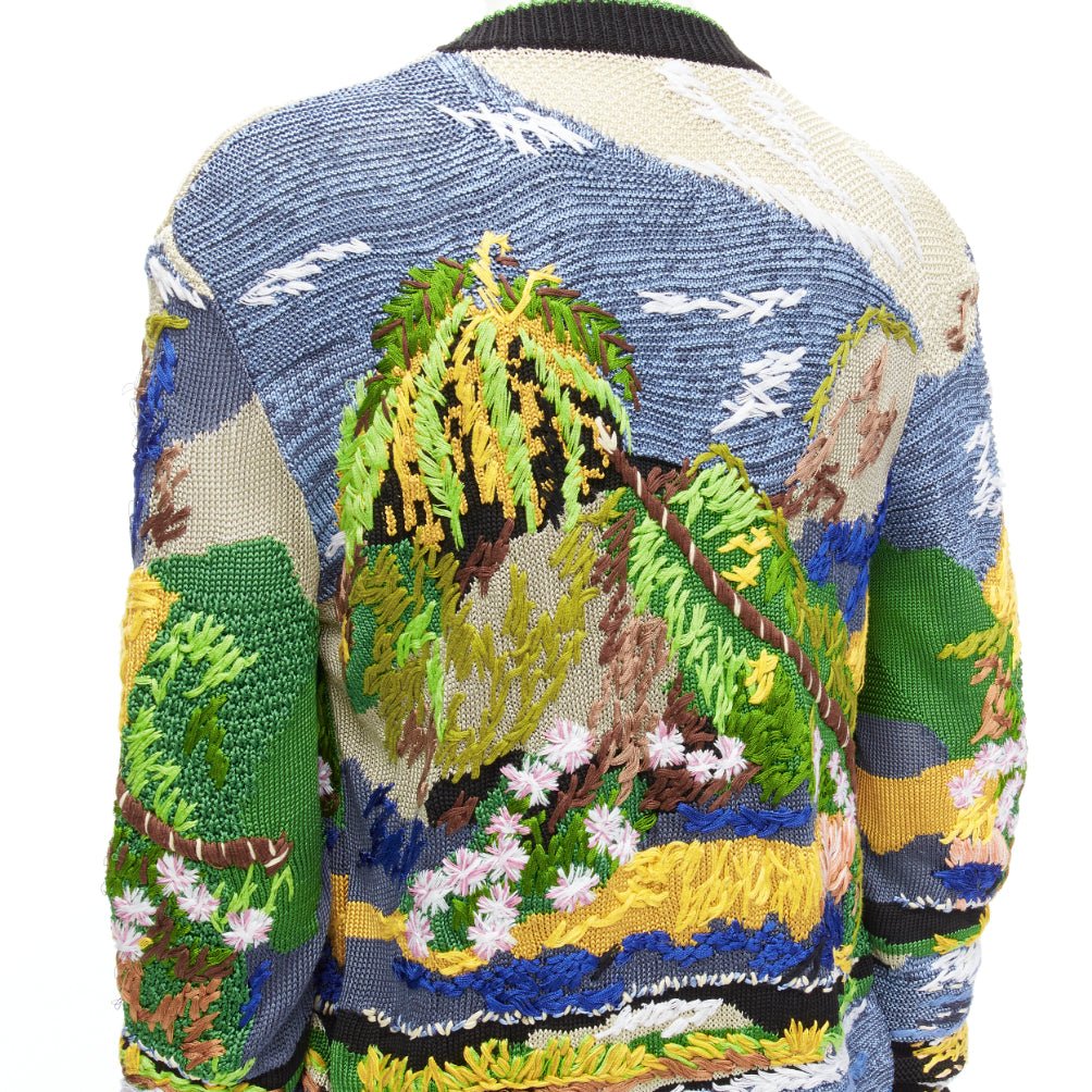 Saint Laurent Tropical Intarsia Cardigan - Detail 2